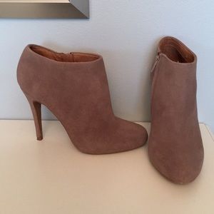 Aldo Taupe Suede Bootie